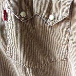 Levi’s Western Corduroy Shirt w/Sawtooth Pockets